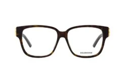 Balenciaga BB 0104O 002 HAVANA-GOLD-TRANSPARENT -Longchamp Soldes Magasin 6813352 d