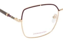 Yalea Janica VYA 015 0E66 SHINY ROSE GOLD W/VIOLET PARTS -Longchamp Soldes Magasin 6846853 f