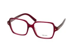 Prada 0PR A02V 16P1O1 TRANSPARENT RED